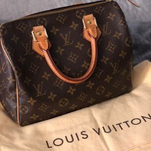 Authentic Vintage Louis Vuitton Speedy 25 Bag